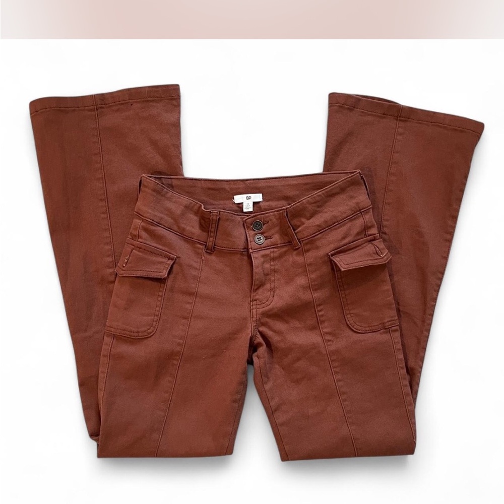 Urban Outfitters Brown Flare Wide Leg Jeans